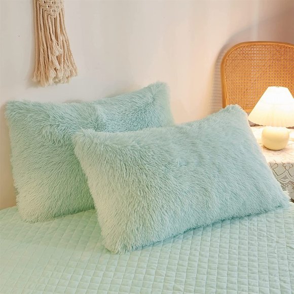 - New Luxury Faux Fur Duvet Cover,Cute Plush Comforter Set (1 Faux Fur Duv… - Picture 2 of 14